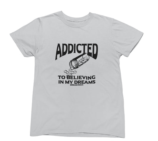 " ADDICTED " TEE ( GRAY )
